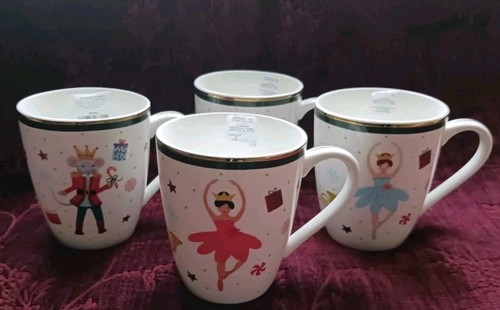 Lenox nutcracker ballet mugs - lenox,